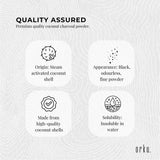 Oral Care: Orku 5Kg Activated Carbon Powder Coconut Charcoal - Water Filtration