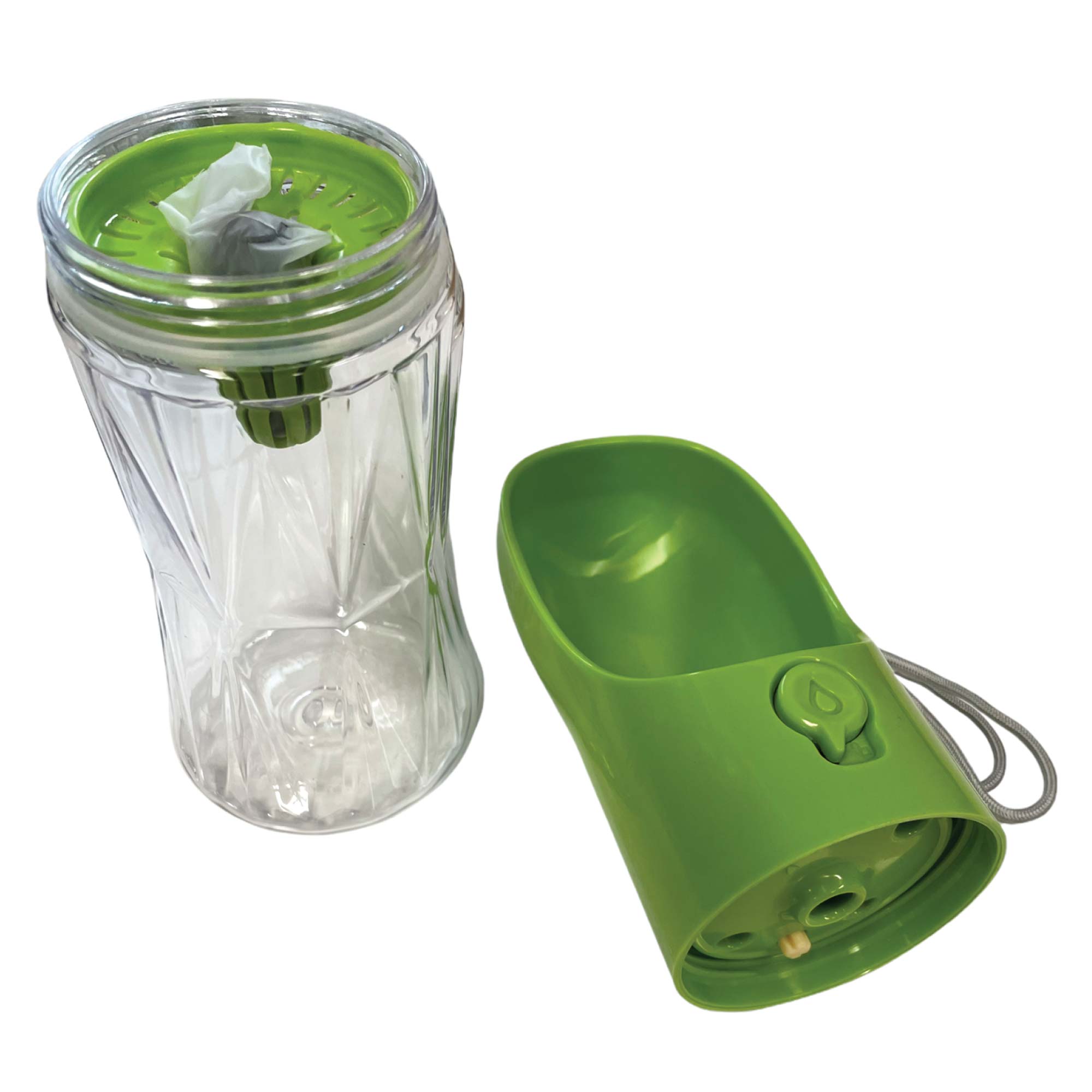 Dog Bowls, Feeders & Waterers: 380ml Portable Pet Water Bottle with Filter - Travel Drinking Cup For Dogs Cats