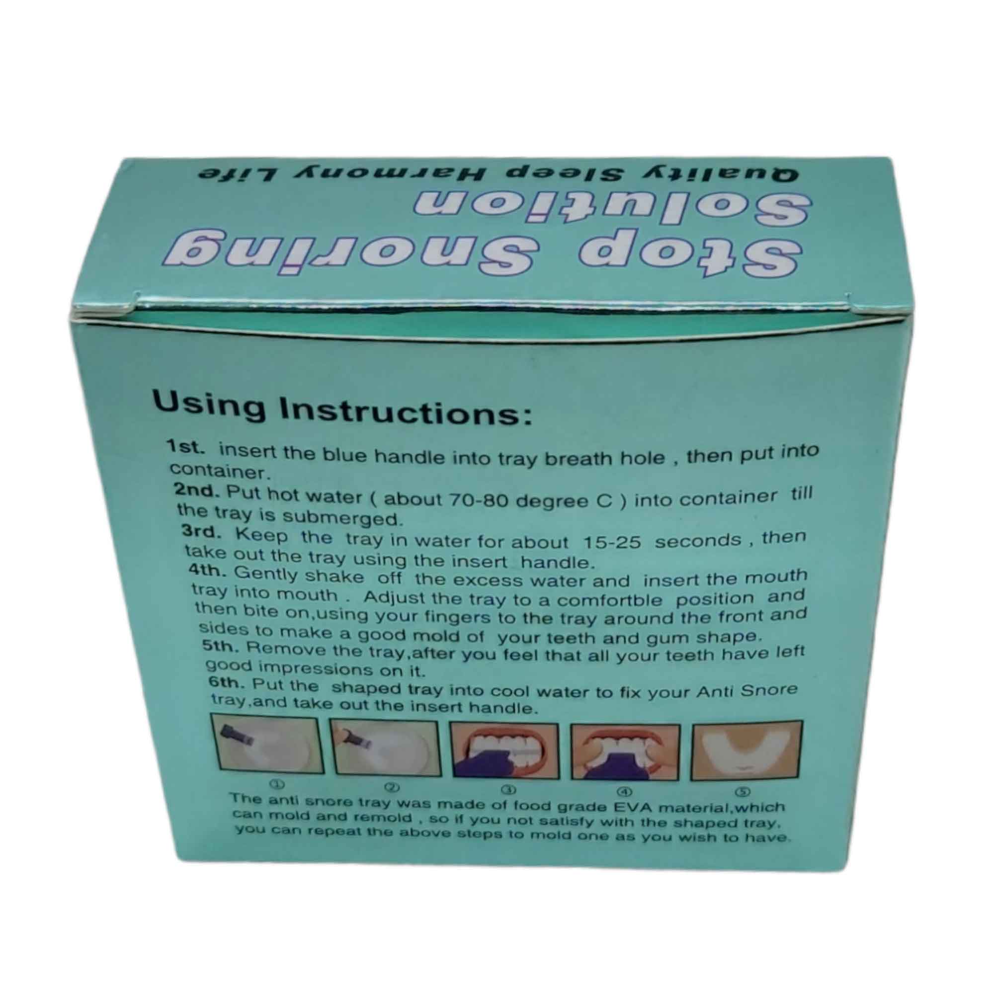 Sleeping Aids: 3x Mouthguard Mouthpiece + 3x Nose Clip Anti Snoring Aid Sleep Breathing Device