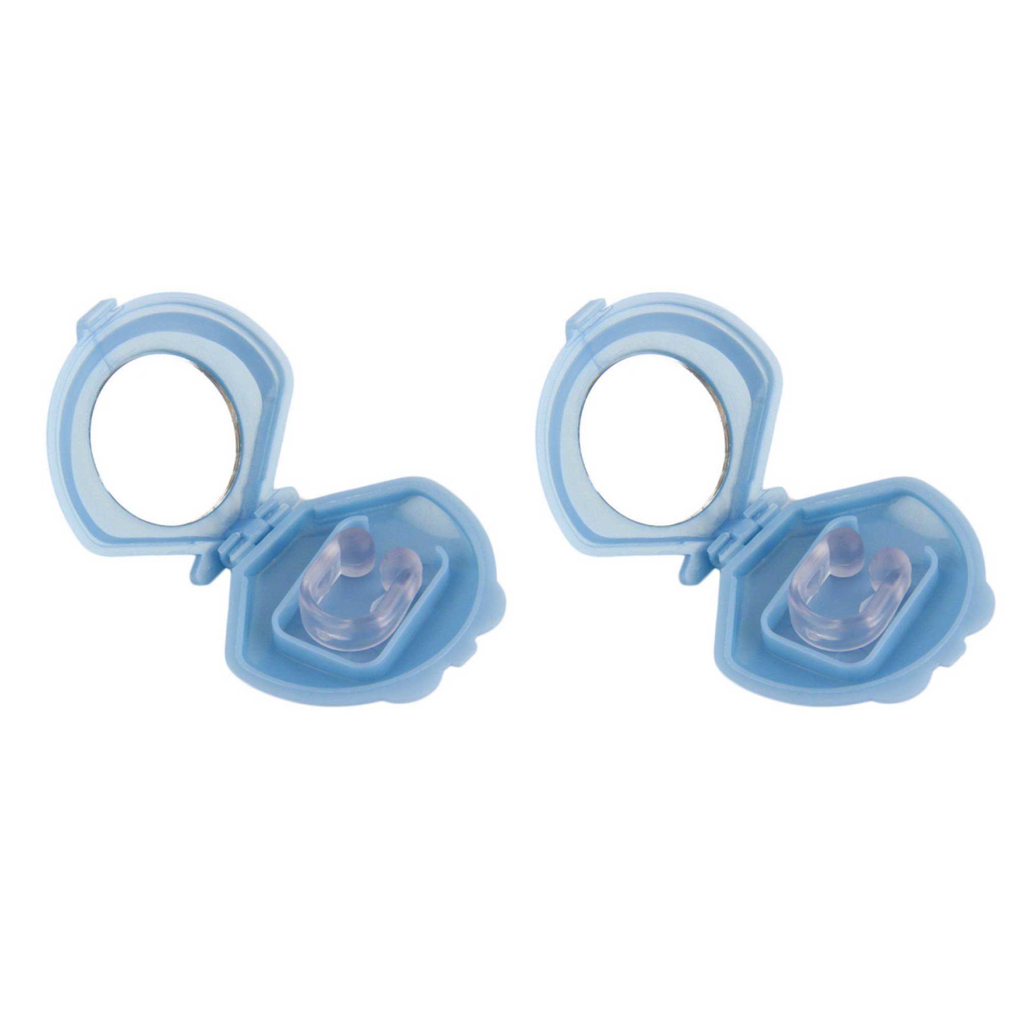 Sleeping Aids: 2x Anti Snoring Aid Nose Clips - Silicone Sleeping and Breathing Device