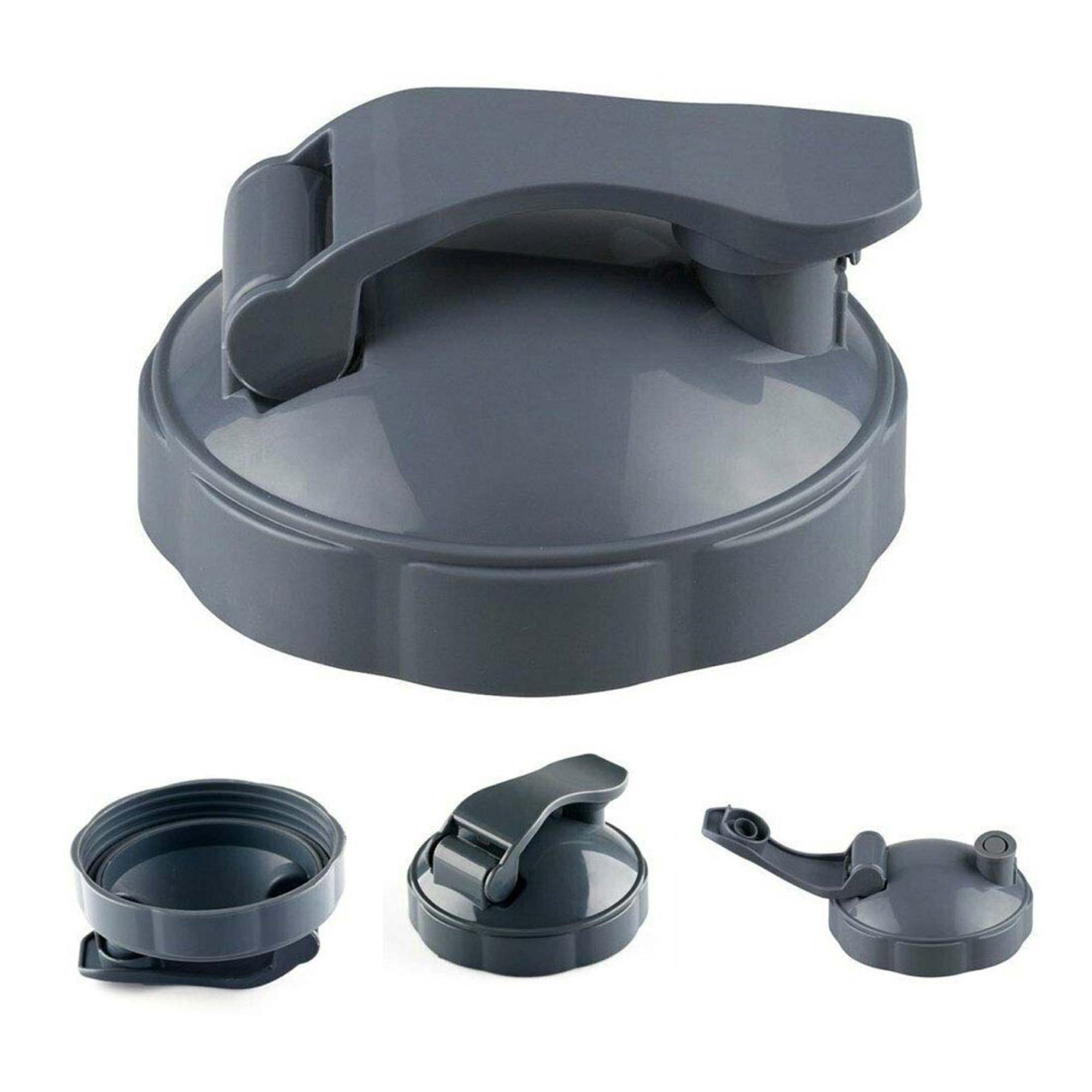 Food Mixers & Blenders: 2x For Nutribullet Flip Top Fliptop Fresh Lid - Most 600 and 900 Model Nutri Cups