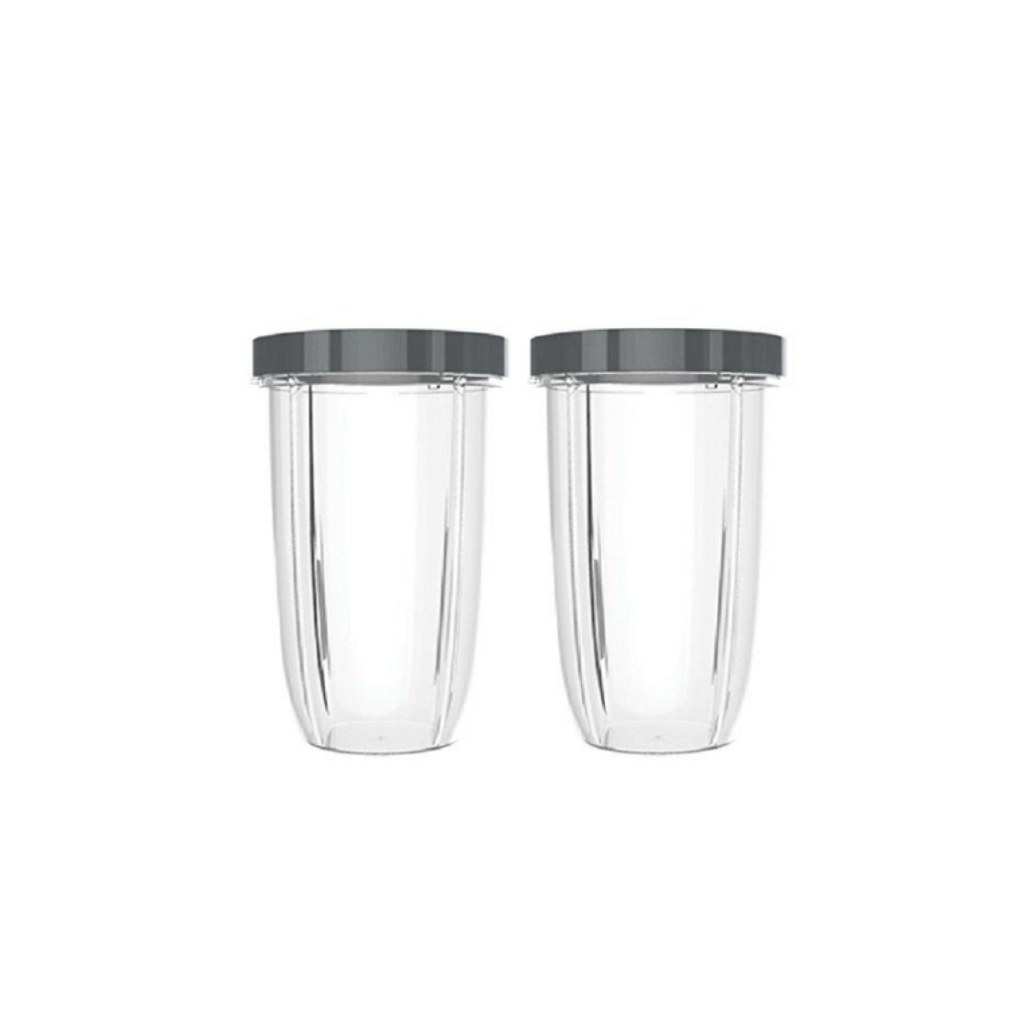 Food Mixers & Blenders: For Nutribullet 2 Tall Cups + 2 Stay Fresh Lid For Nutri 600 and 900 Models