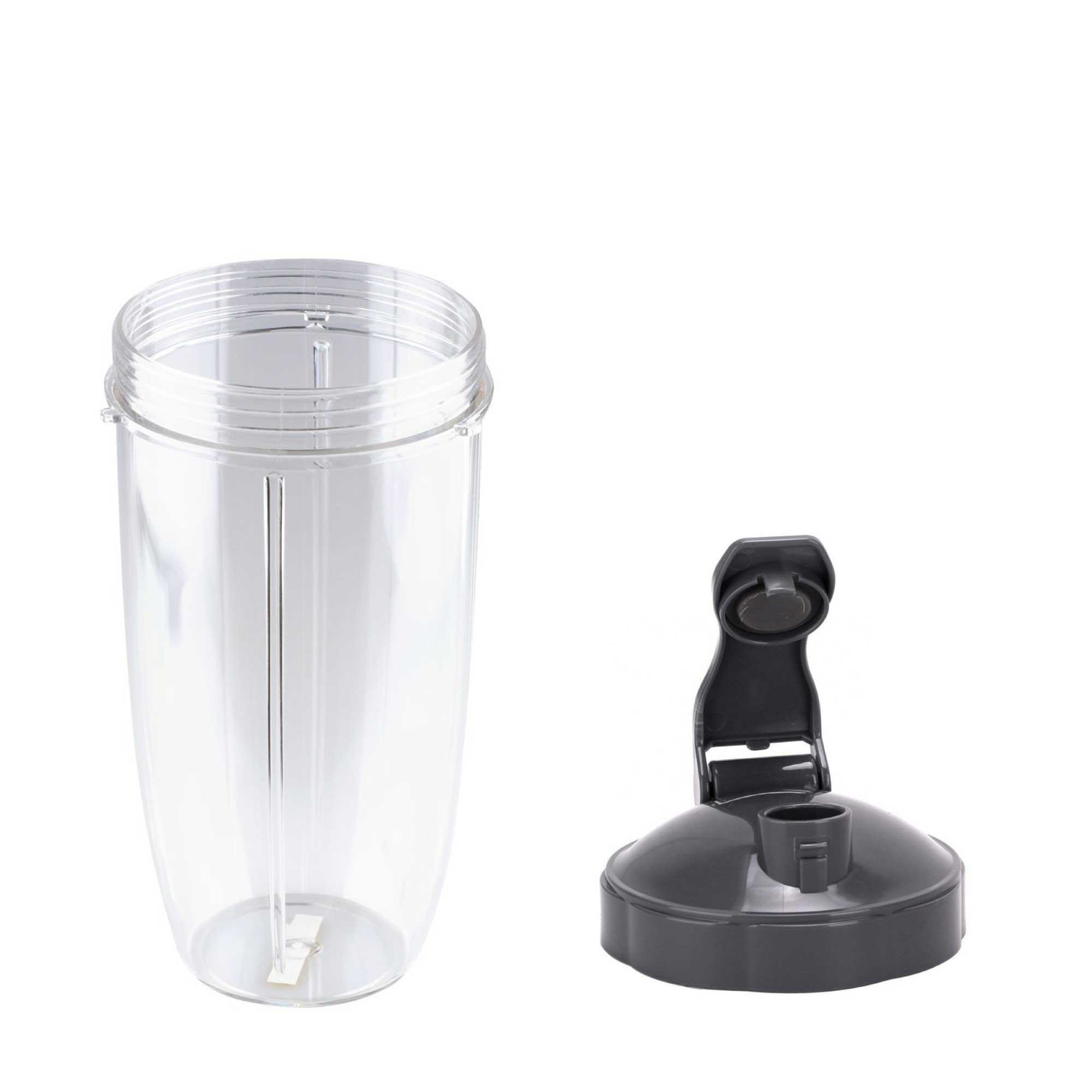 Food Mixers & Blenders: For Nutribullet Tall Large Big Cup 24Oz + Fliptop Lid - For Nutri 600 and 900