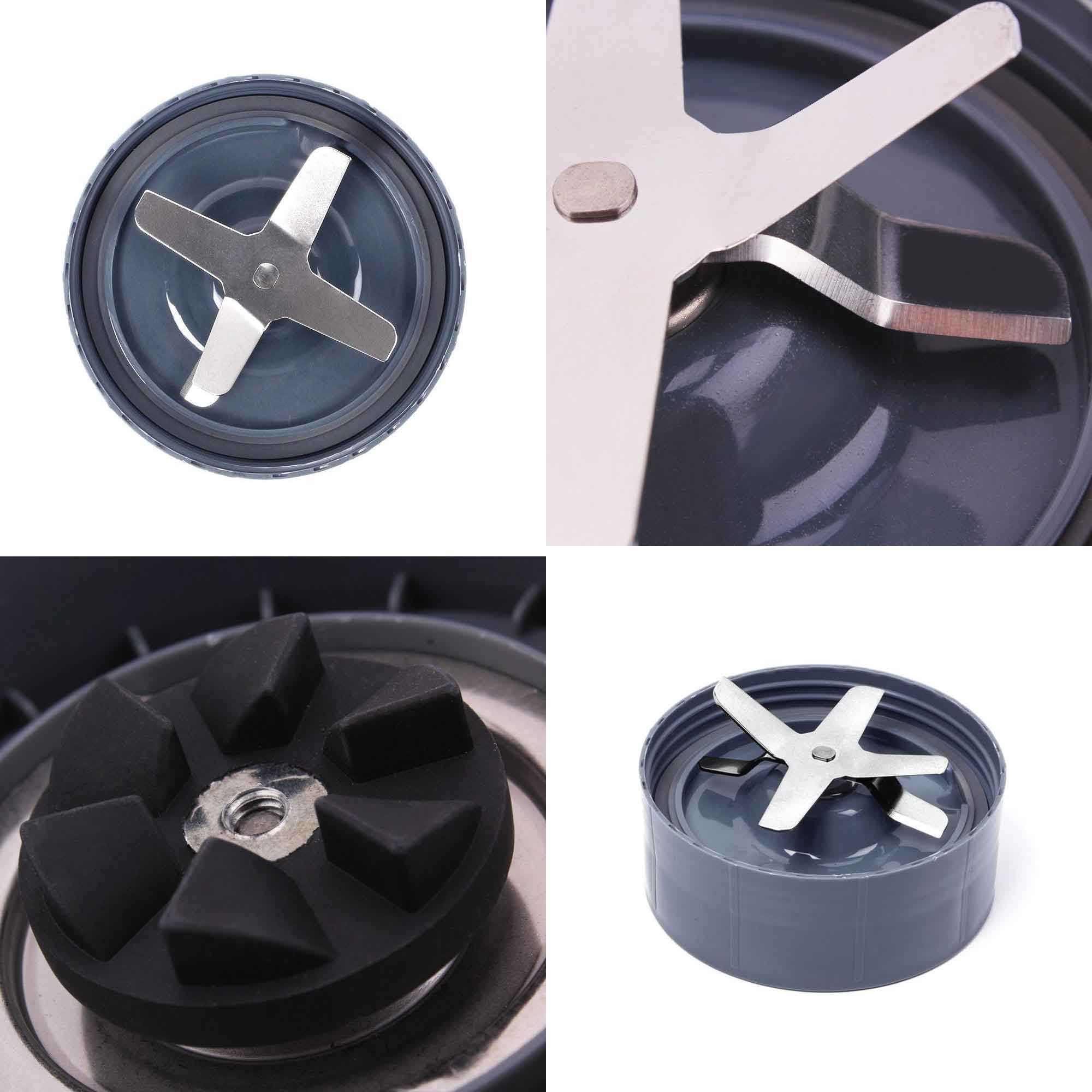 Food Mixers & Blenders: For Nutribullet Short Cup + Extractor Blade - For Nutri 600 and 900 Models