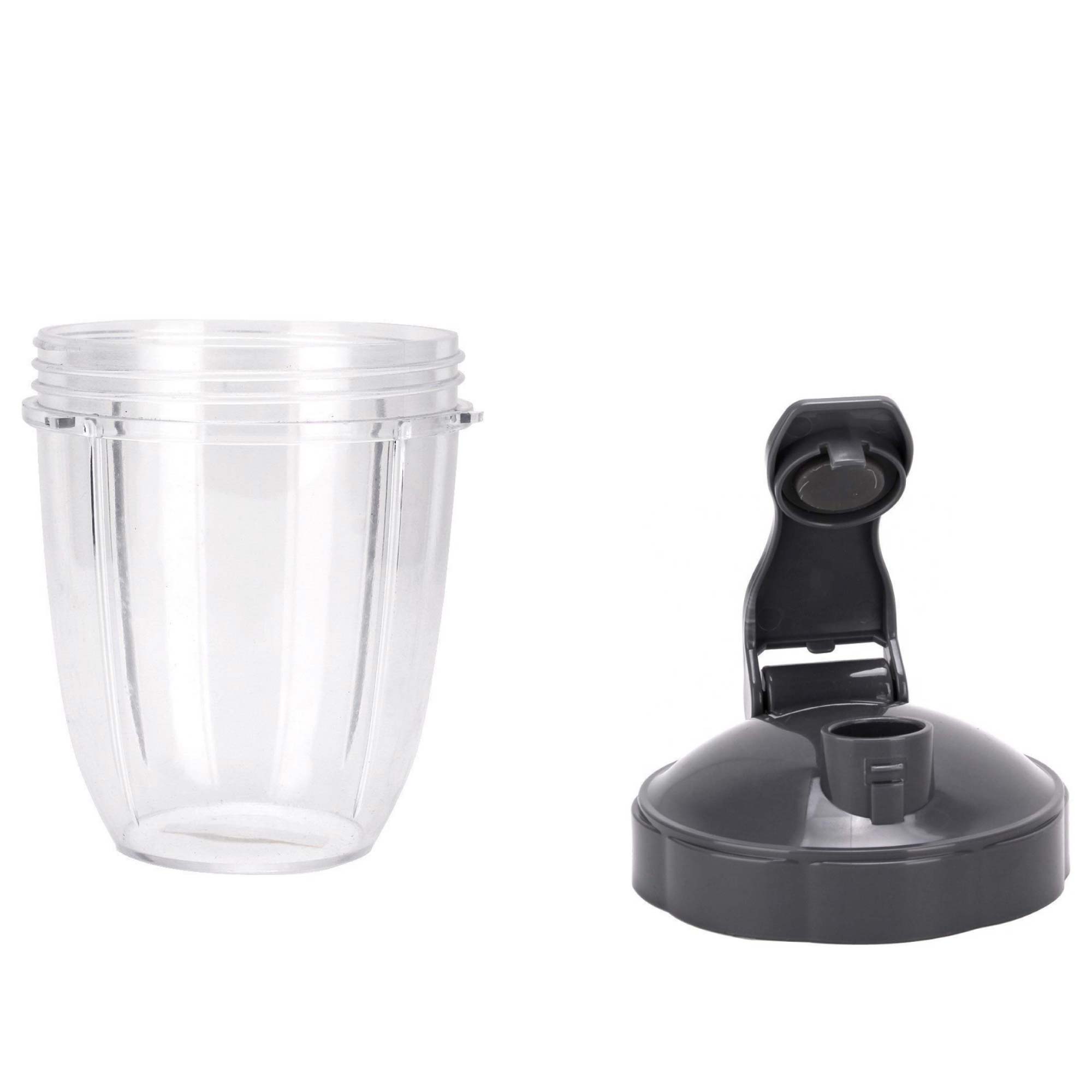 Food Mixers & Blenders: For Nutribullet Short Cup + Fliptop Lid - Suits Nutribullet 600 and 900 Models