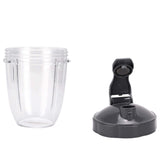 Food Mixers & Blenders: For Nutribullet Short Cup + Fliptop Lid - Suits Nutribullet 600 and 900 Models