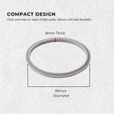 For Nutribullet Short Cup + Handheld Lip Ring + Grey Seal 900 and 600 Models