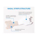 Sleeping Aids: 50x Anti Snore Aid Snoring Nasal Strips - Nose Sleeping and Breathing Device