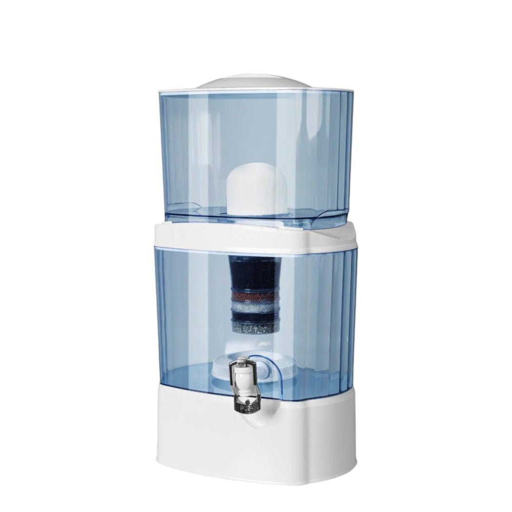 Orku 24L Benchtop Water Filters - 8 Stage Mineral Gravity Filtration System