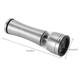 Salt & Pepper Shakers: Electric Battery Salt or Pepper Grinder Adjustable Shakers Automatic Stainless Mill