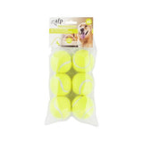 Dog Toys: 6 Pack Replacement Balls For Interactive Hyper Fetch Mini All For Paws