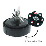 Food Mixers & Blenders: For Nutri Ninja Extractor Blade - 6 Fin Connection Replacement Blender Parts