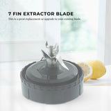 Food Mixers & Blenders: For Nutri Ninja Extractor Blade - 7 Fin Connection Replacement Blender Parts