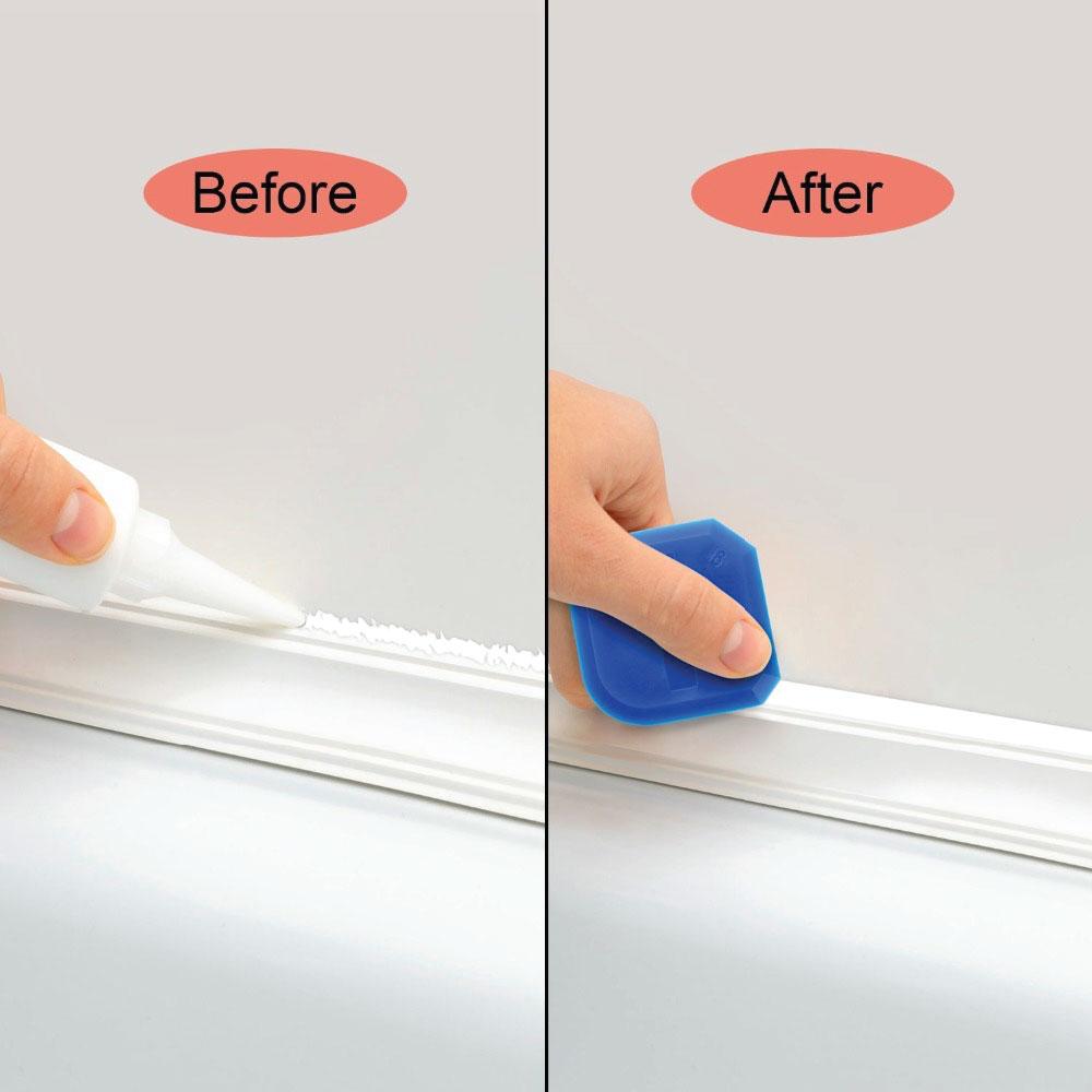 Screwdrivers: 12 Piece Plastic Sealant Scraper Tools Finishing Grout Silicone Caulking Remover