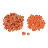 Pet ID Tags: 1-100 Cattle Number Ear Tag Set - Round Orange Pig Sheep Goat Livestock Label
