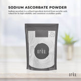 Vitamins & Supplements: Orku 1Kg Sodium Ascorbate - High Purity Soluble Crystalline Powder Ingredient