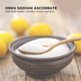 Vitamins & Supplements: Orku 2Kg Sodium Ascorbate - High Purity Soluble Crystalline Powder Ingredient
