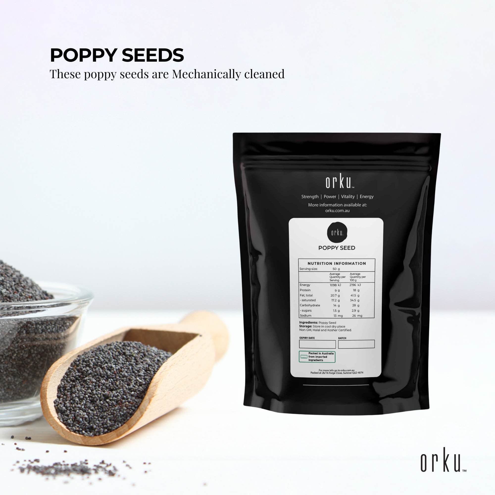 Condiments & Sauces: 2Kg Poppy Seeds Unwashed Papaver Somniferum For Baking and Decorating