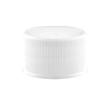 Kitchee 1x 500ml Ntural HDPE Round Bottle + 28/410 Caps - Empty Plastic Food Storage