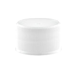Kitchee 1x 500ml Ntural HDPE Round Bottle + 28/410 Caps - Empty Plastic Food Storage