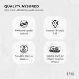 Orku 1.4Kg Fine Diatomaceous Earth Tub - Food Grade Fossil Shell Flour Powder