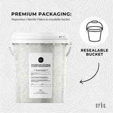 800g Magnesium Chloride Flakes Hexahydrate Tub -  Organic USP Food Grade Salt
