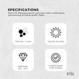 800g Magnesium Chloride Flakes Hexahydrate Tub -  Organic USP Food Grade Salt