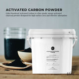 Oral Care: 2.3Kg Activated Carbon Powder Coconut Charcoal Bucket - Water Filtration