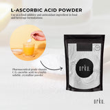 Vitamins & Supplements: Orku 1Kg Vitamin C Powder Pure L-Ascorbic Acid - USP Grade Non-GMO