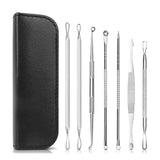 Shaving & Grooming: Blackhead Remover 7 Piece Tool Kit For Pimple Extraction Blemish Suction Removal