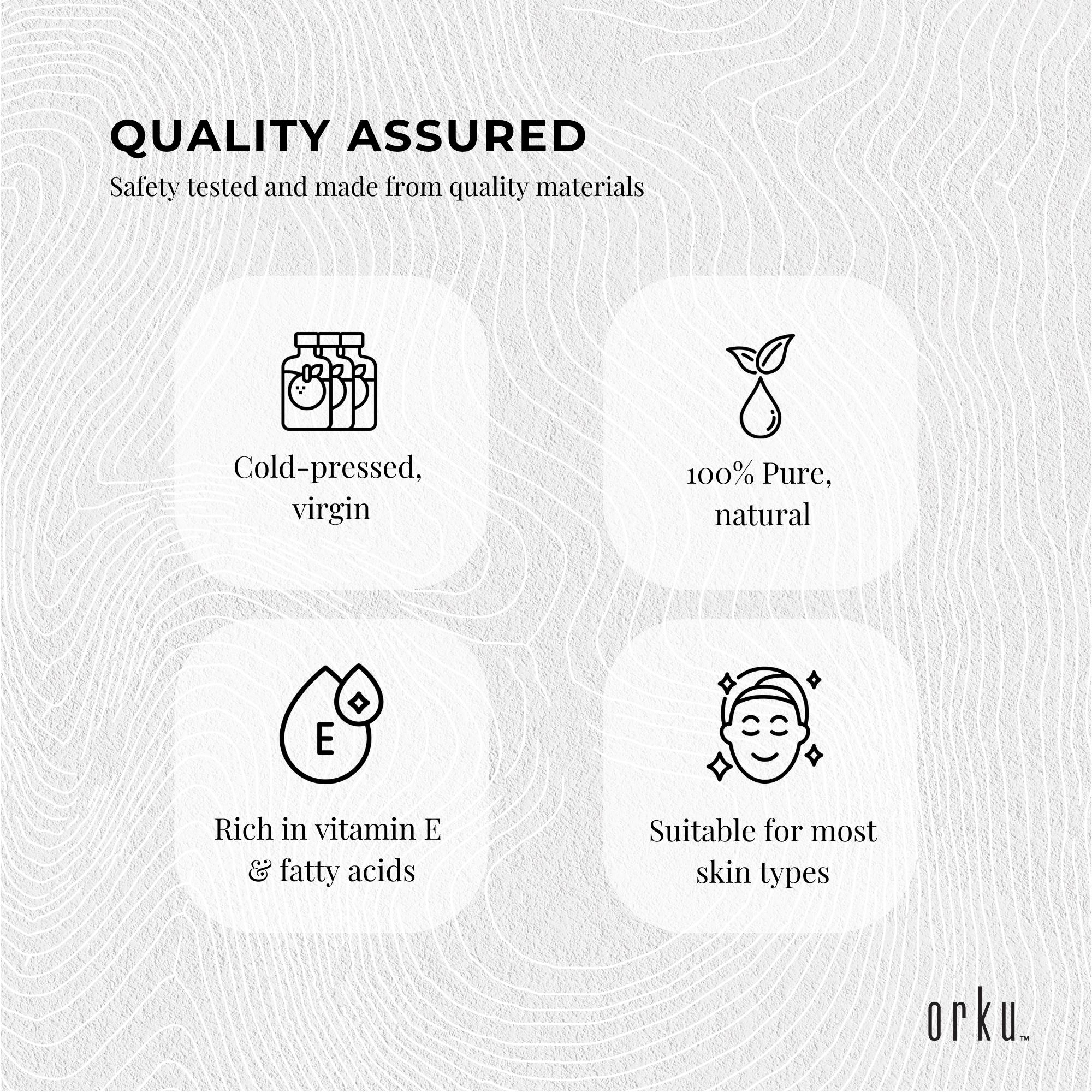 Facial Lotions & Moisturisers: Orku 25ml Organic Neem Seed Oil - Debitterised Cold Pressed Azadirachtin Indica