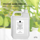 Facial Lotions & Moisturisers: Orku 5L Organic Neem Seed Oil - Debitterised Cold Pressed Azadirachtin Indica