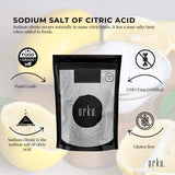 Vitamins & Supplements: 400g Sodium Citrate Powder - Trisodium Food Grade Salt Acid Preservative