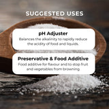 Vitamins & Supplements: 400g Sodium Citrate Powder - Trisodium Food Grade Salt Acid Preservative