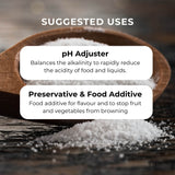 1.3Kg Sodium Citrate Powder Tub - Trisodium Food Grade Salt Acid Preservative