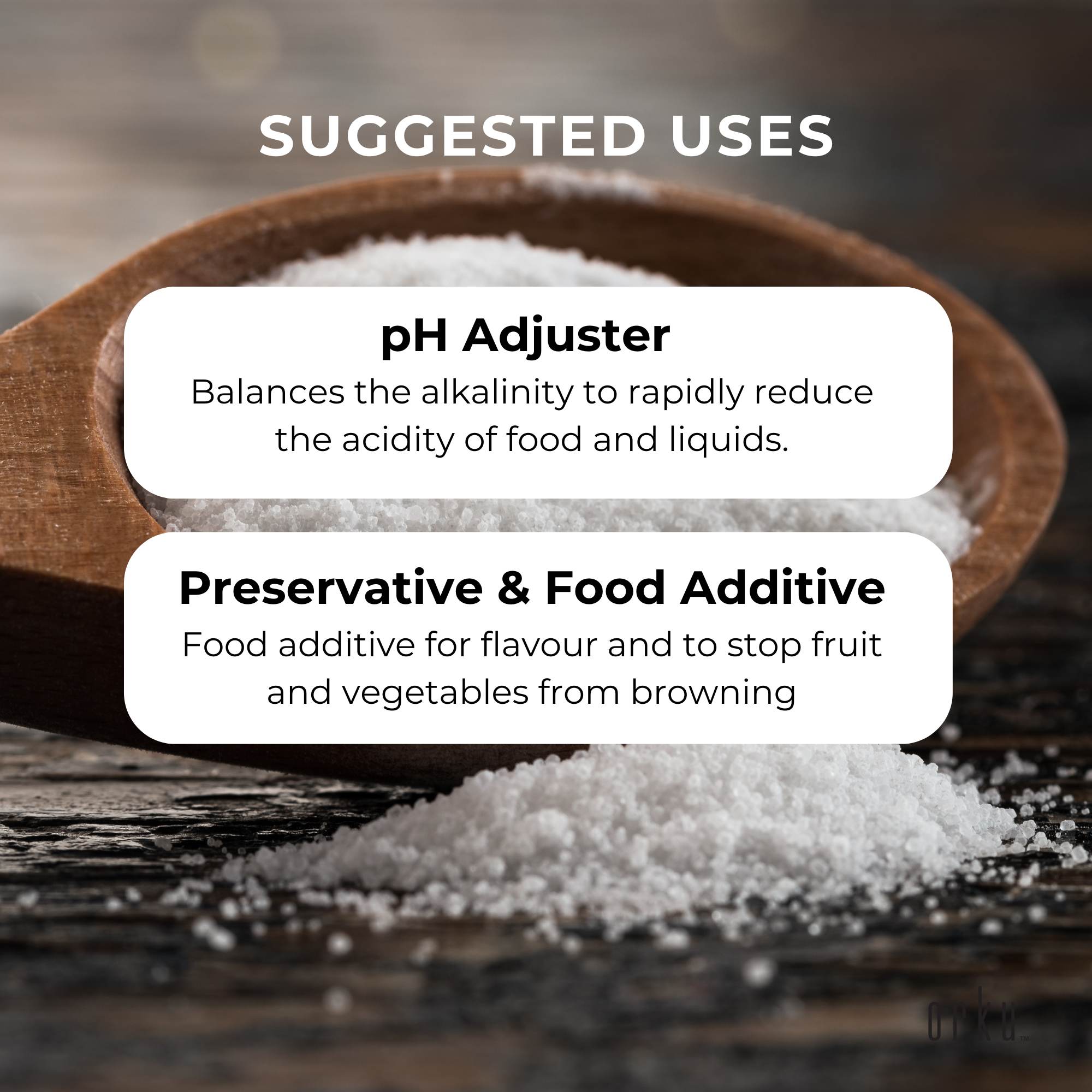 Vitamins & Supplements: 5Kg Sodium Citrate Powder Tub - Trisodium Food Grade Acid Salt Preservative