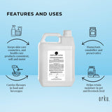 Facial Lotions & Moisturisers: 5L Propylene Glycol BP USP 99.9% Pure Pharmaceutical Food Grade Monopropylene