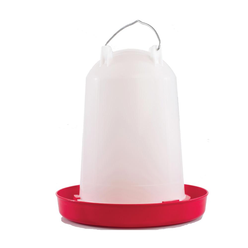 Farm Equipment: 14L Automatic Chicken Drinker - Poultry Chook Hen Waterer Water Dispenser Bucket