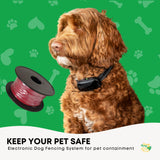 Dog Toys: 500m Dog Underground Boundary Fence Wire Invisible Cable - For TP16 Collar