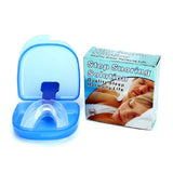 Sleeping Aids: Mouthguard Mouthpiece + Nose Clip Anti Snoring Aid Sleep Breathing Device