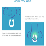 Sleeping Aids: Mouthguard Mouthpiece + Nose Clip Anti Snoring Aid Sleep Breathing Device