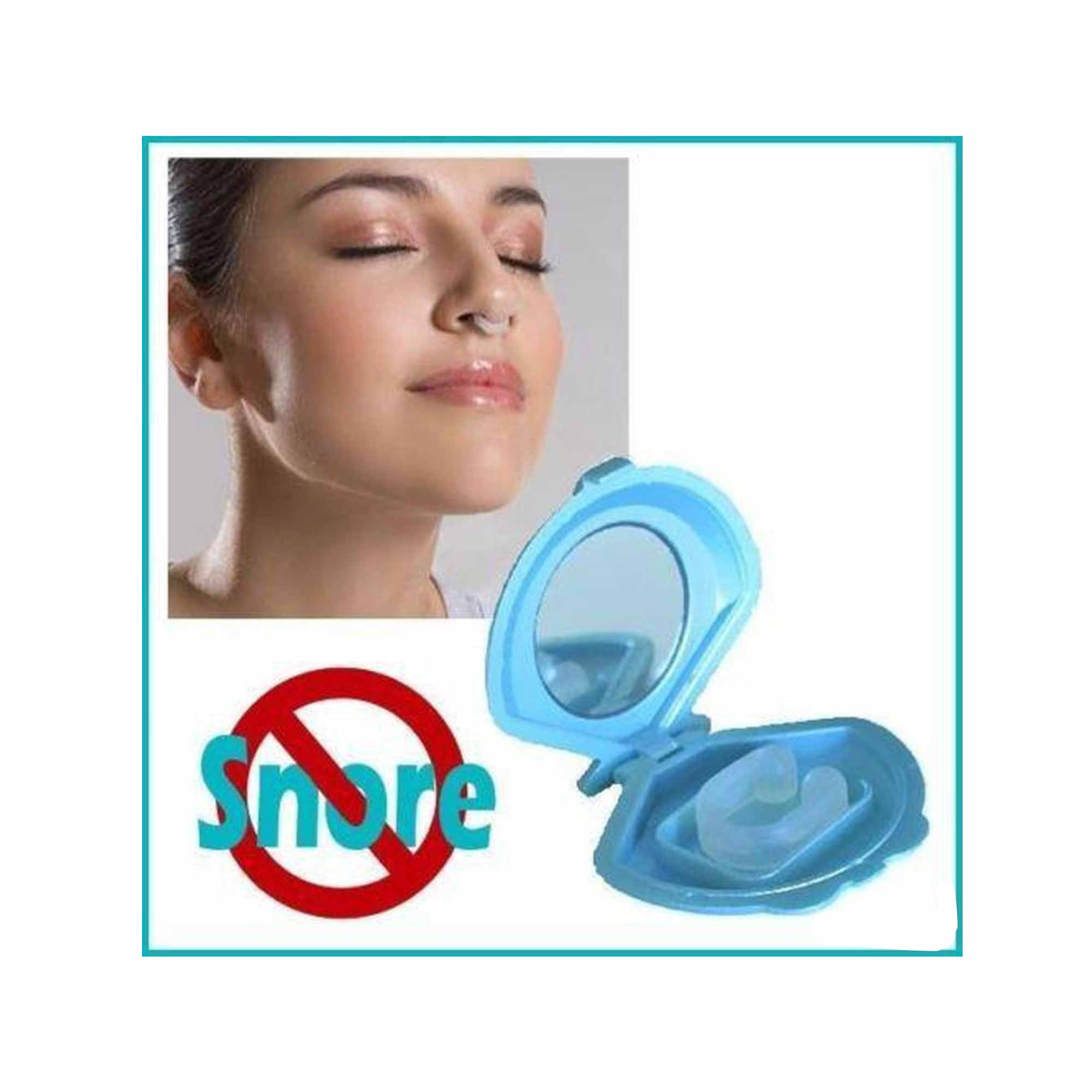 Sleeping Aids: Mouthguard Mouthpiece + Nose Clip Anti Snoring Aid Sleep Breathing Device