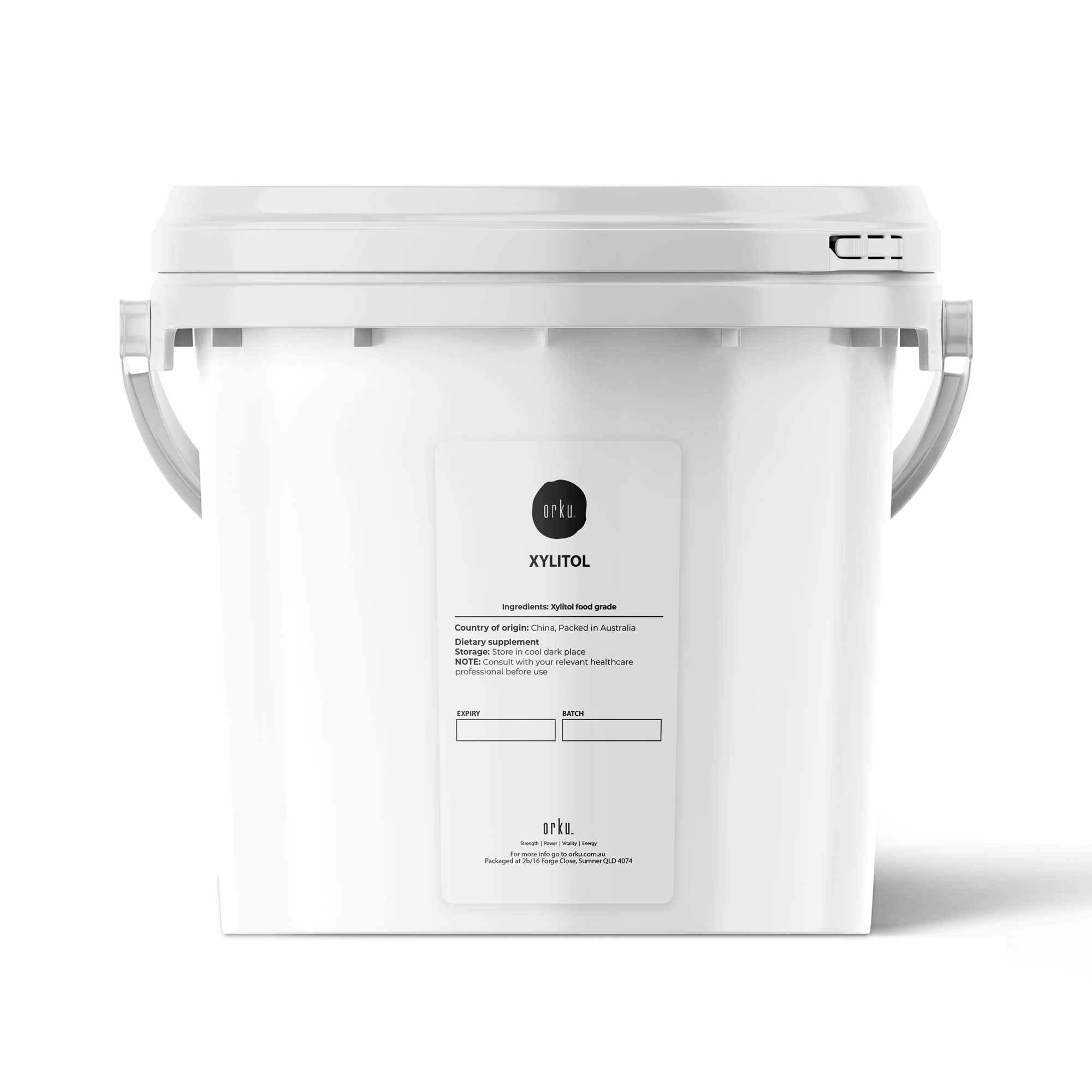 Vitamins & Supplements: 5Kg Xylitol Crystal Powder Bucket USP FCC Natural Sweetener Sugar Substitute
