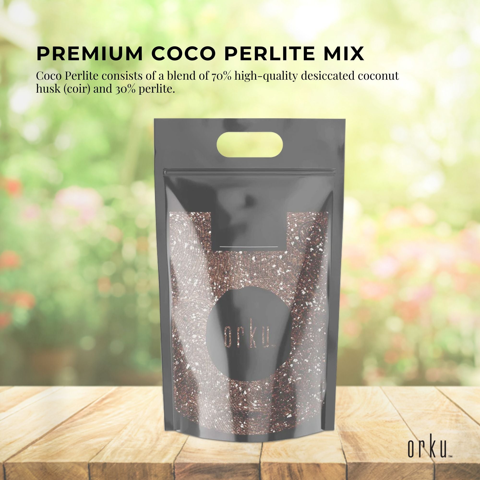 Sands & Soils: 5L Premium Coco Perlite Mix - 70% Coir Husk 30% Hydroponic Plant Growing Medium