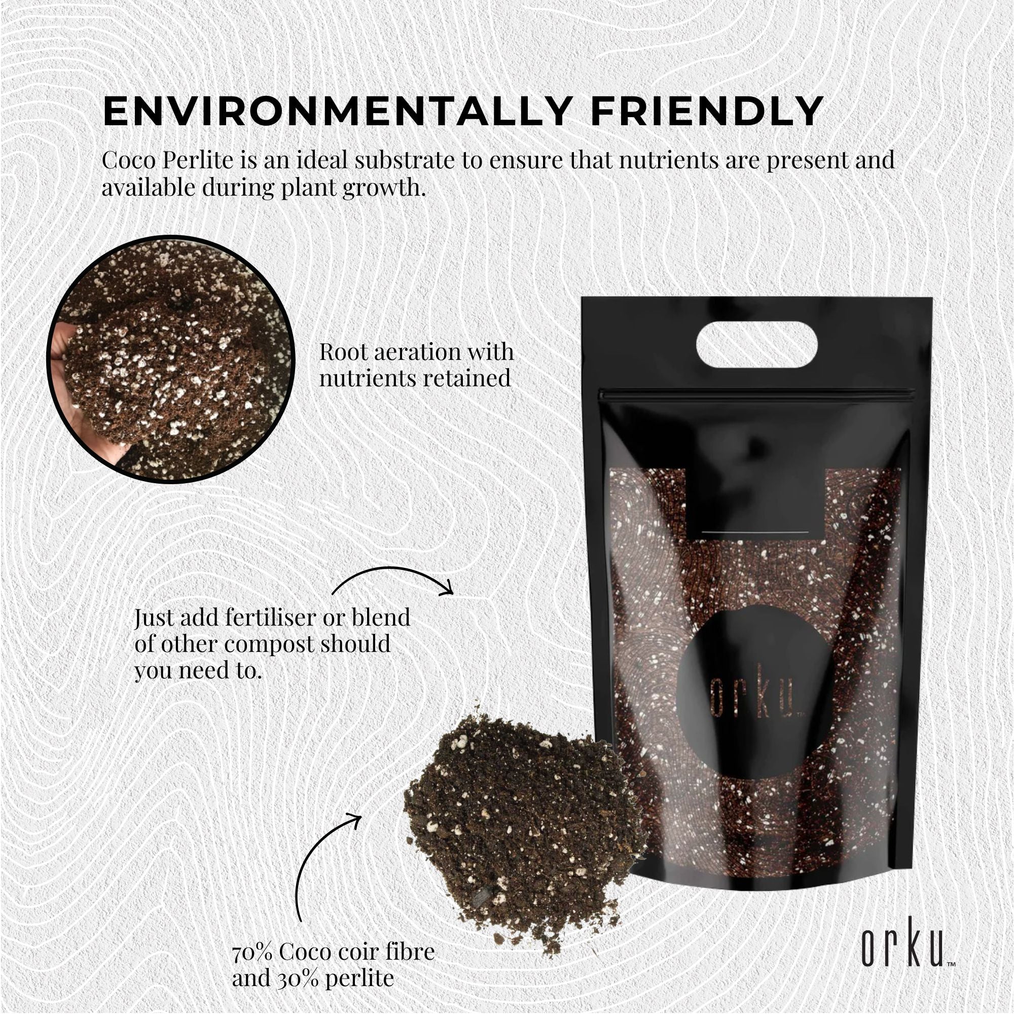 Sands & Soils: 5L Premium Coco Perlite Mix - 70% Coir Husk 30% Hydroponic Plant Growing Medium