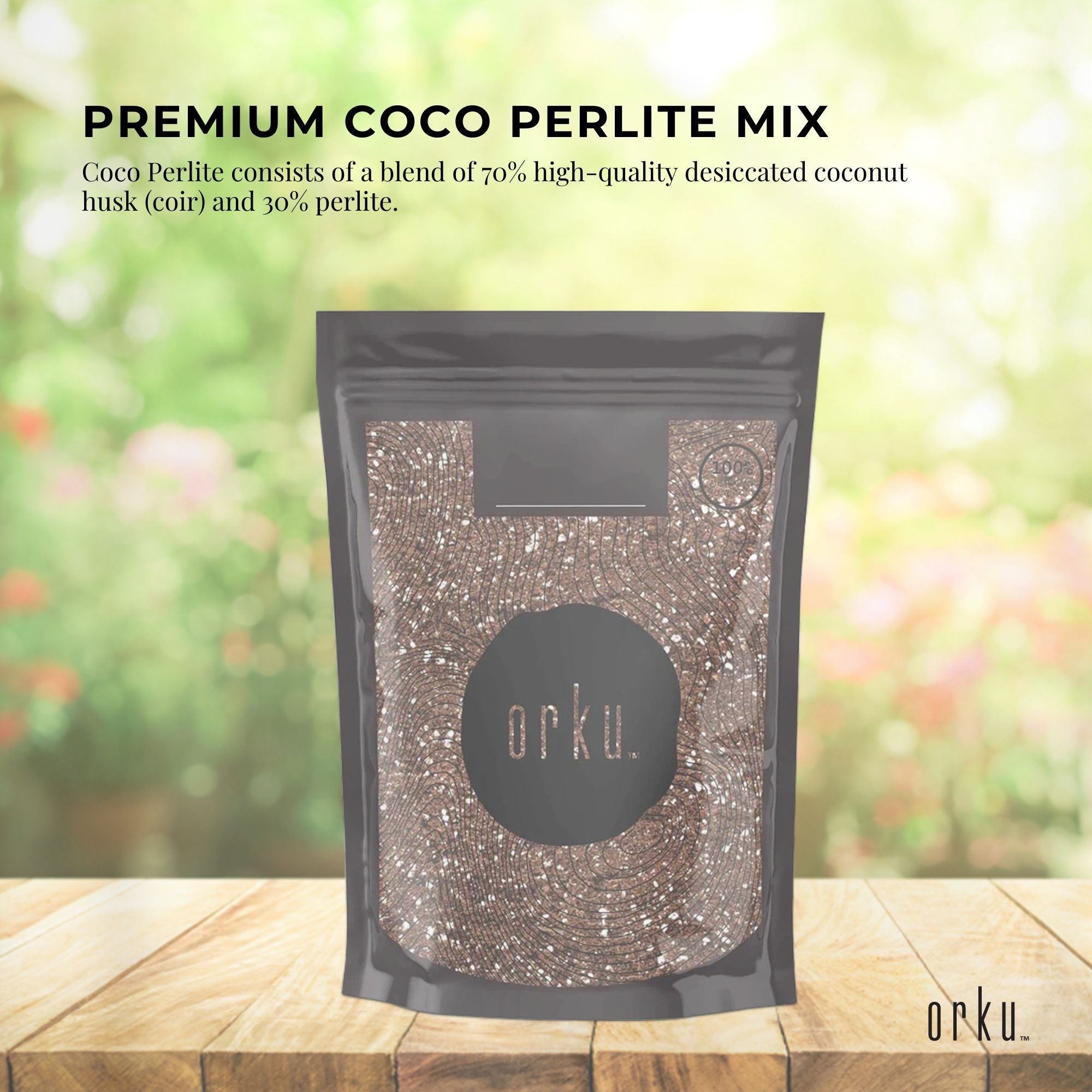 Sands & Soils: 2L Premium Coco Perlite Mix - 70% Coir Husk 30% Hydroponic Plant Growing Medium