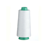 Arts & Crafts: White Overlocking Thread 2000m Polyester Birch Overlocker Cone Spool Sewing