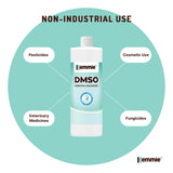 Laundry Cleaning Supplies: Kemmie 500ml DMSO Liquid 99.9% Pure -  USP Grade Dimethyl Sulfoxide Solvent