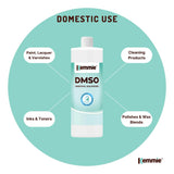 Laundry Cleaning Supplies: Kemmie 500ml DMSO Liquid 99.9% Pure -  USP Grade Dimethyl Sulfoxide Solvent
