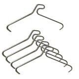 Hardware Hooks: 5 Pack 76mm (3") Brick Hooks - Wall Clips Hangers For Pictures Pot Plants